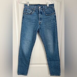 Levi’s Women’s 501 S Original Fit Jeans 4 W27 L28 Medium Wash